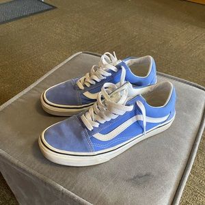 Blue low top Vans